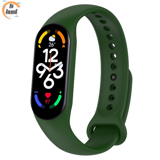 Dây Đeo Thay Thế Bằng Cao Su Chống Thấm Nước Nhiều Màu Tùy Chỉnh Kích Thước Cho Xiaomi Mi Band 7