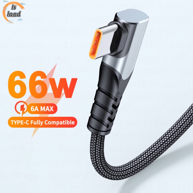 Cáp Sạc Nhanh Usb Type C 6a Vỏ Nhôm Cho Điện Thoại