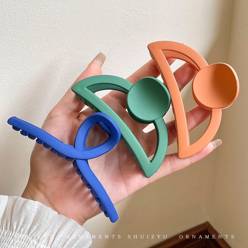 Kẹp Tóc Cá Mập Bằng Acrylic Phong Cách Thời Trang Mới