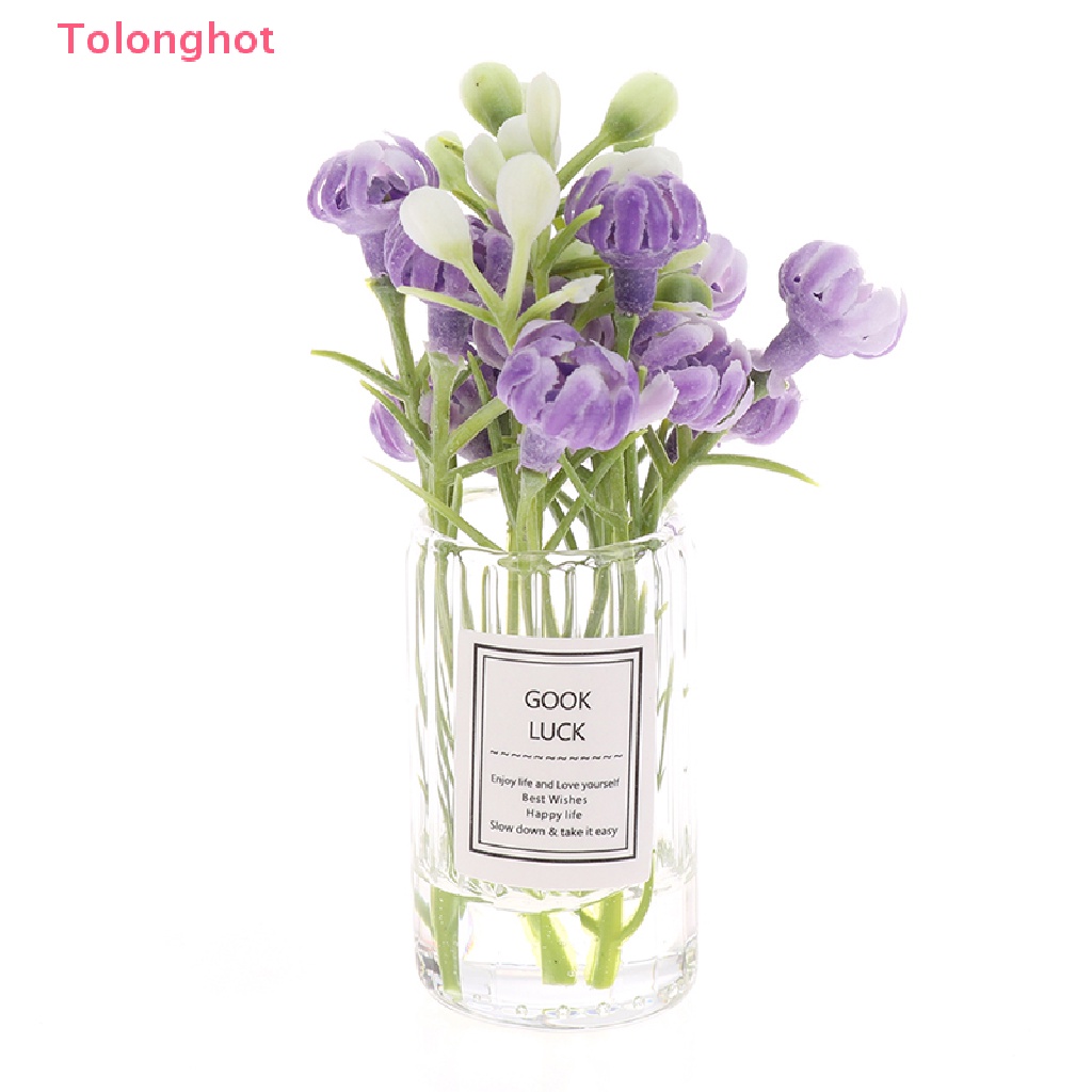 Lọ Hoa Nhài Trang Trí Nhà Búp Bê Tỉ Lệ 1: 12