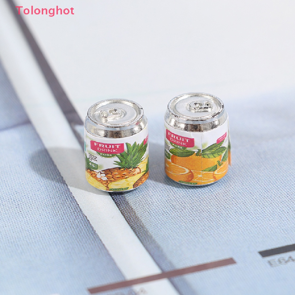 Set 4 Bình Nước Uống Trái Cây Tỉ Lệ 1 / 12 Dễ Thương Trang Trí Nhà Búp Bê