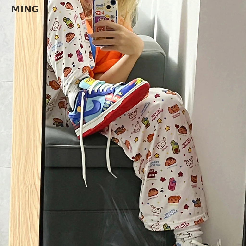 Quần Ngủ In Hình Hoạt Hình Disney Dễ Thương Thời Trang Xuân Hè Thu