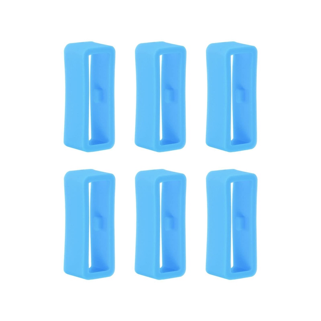 Set 6 Vòng Cao Su Cài Khóa Dây Đồng Hồ 20mm