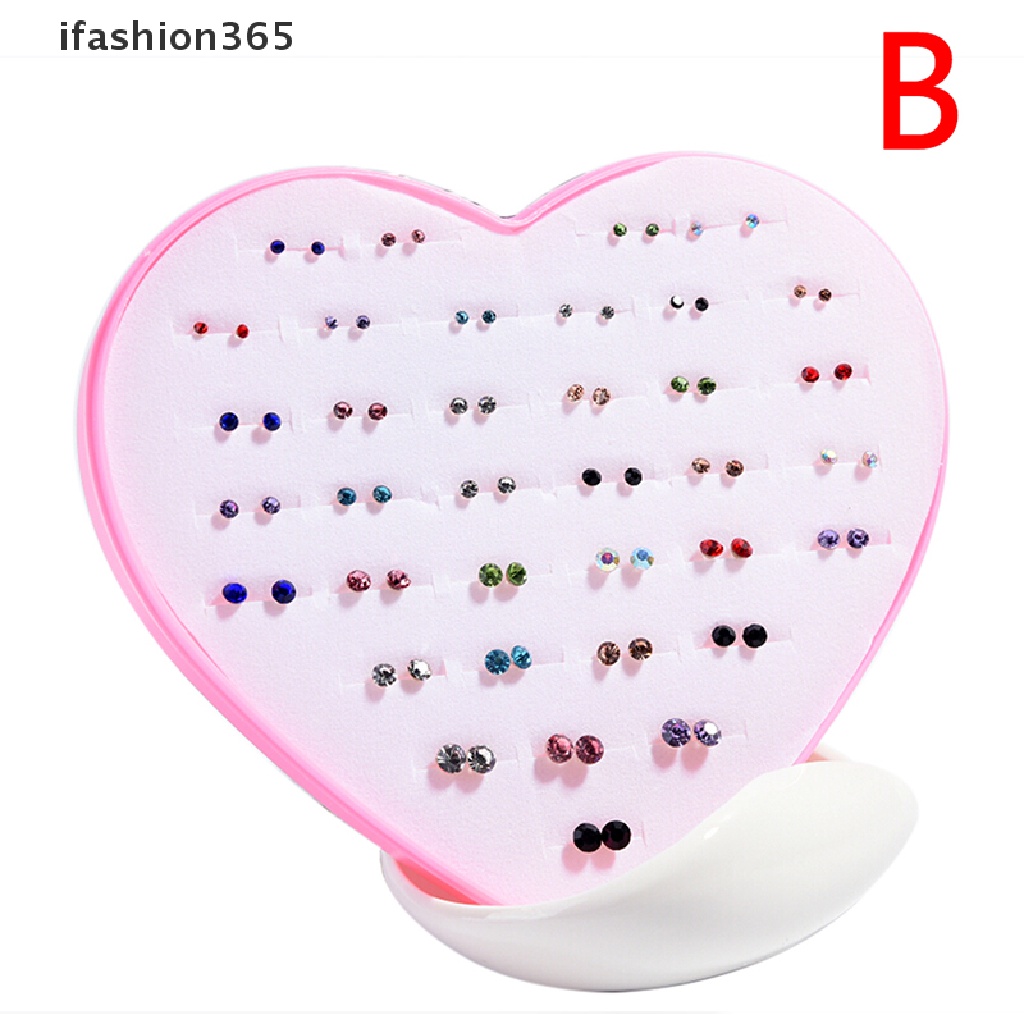 Set 36 Đôi Bông Tai Hoa Đính Đá Thời Trang Cho Nữ ifashion365