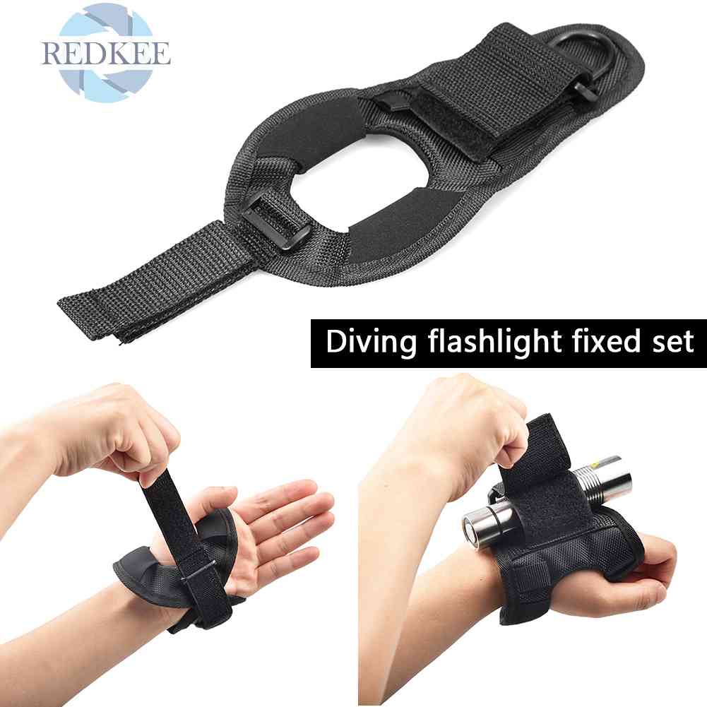 Giá Đỡ Đèn Pin Đeo Cổ Tay Tiện Dụng Khi Lặn Biển