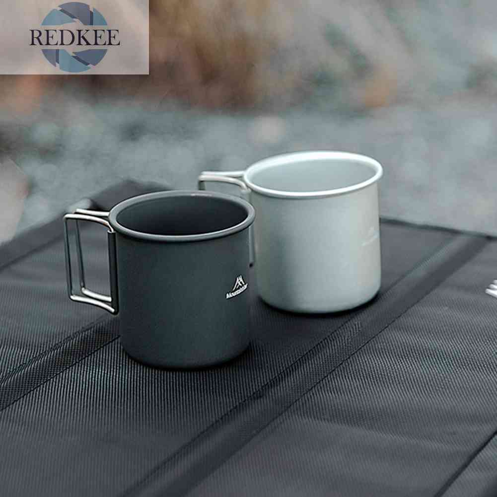 Cốc Uống Nước Bằng Nhôm Dung Tích 300ml Tiện Dụng Mang Theo Du Lịch Leo Núi