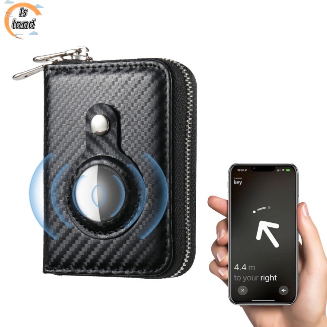 [IS] Ví Gập Thông Minh Cỡ Lớn Đựng Thẻ Tín Dụng Định Vị Tiền Mặt Chống Thất Lạc