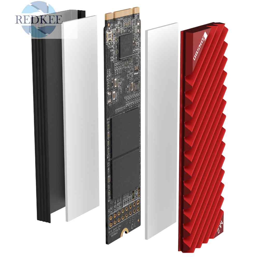 Bộ Tản Nhiệt RGB M.2 2280 SSD Với Miếng Đệm 3 Kiểu Cách Nhiệt