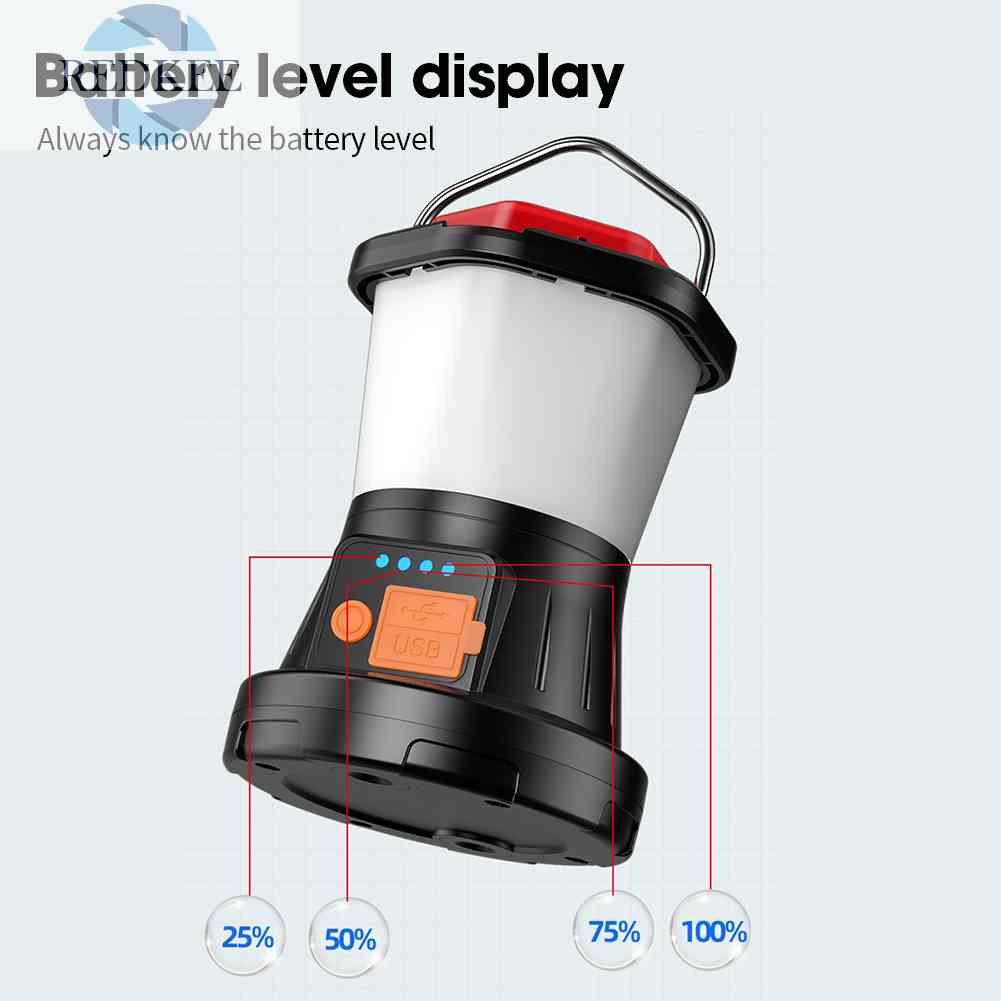 Đèn Cắm Trại / Câu Cá / Leo Núi / Câu Cá / Ban Đêm Có Thể Sạc Lại Bằng Cổng USB