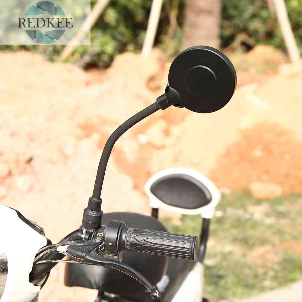 Gương Chiếu Hậu Gắn Tay Lái Xe Đạp Có Thể Uốn Cong Điều Chỉnh