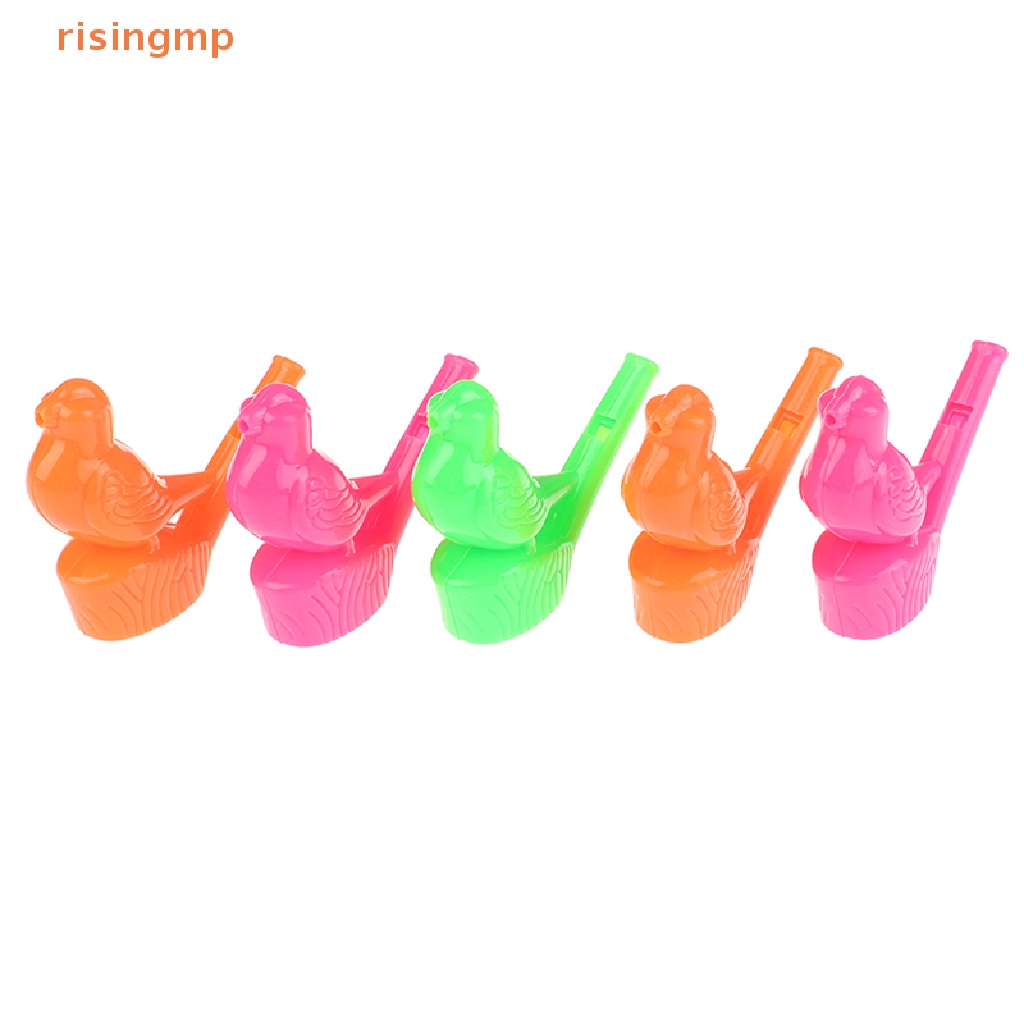 Set 5 Còi Thổi Nước Bằng Nhựa Nhiều Màu Sắc Tạo Tiếng Ồn Đồ Chơi Tiện Lợi