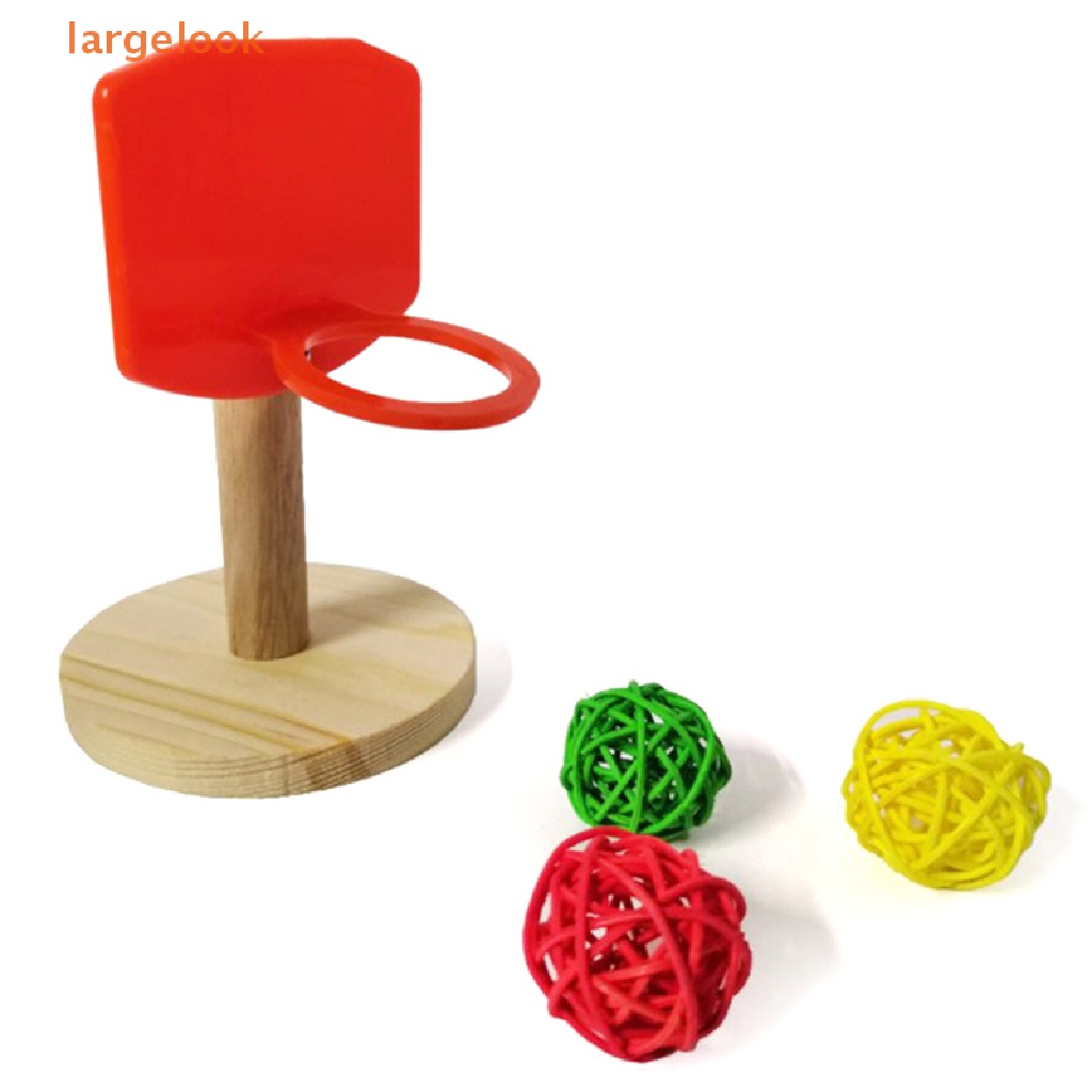 Bộ Đồ Chơi Bóng Rổ Mini Huấn Luyện Trí Thông Minh Cho Vẹt