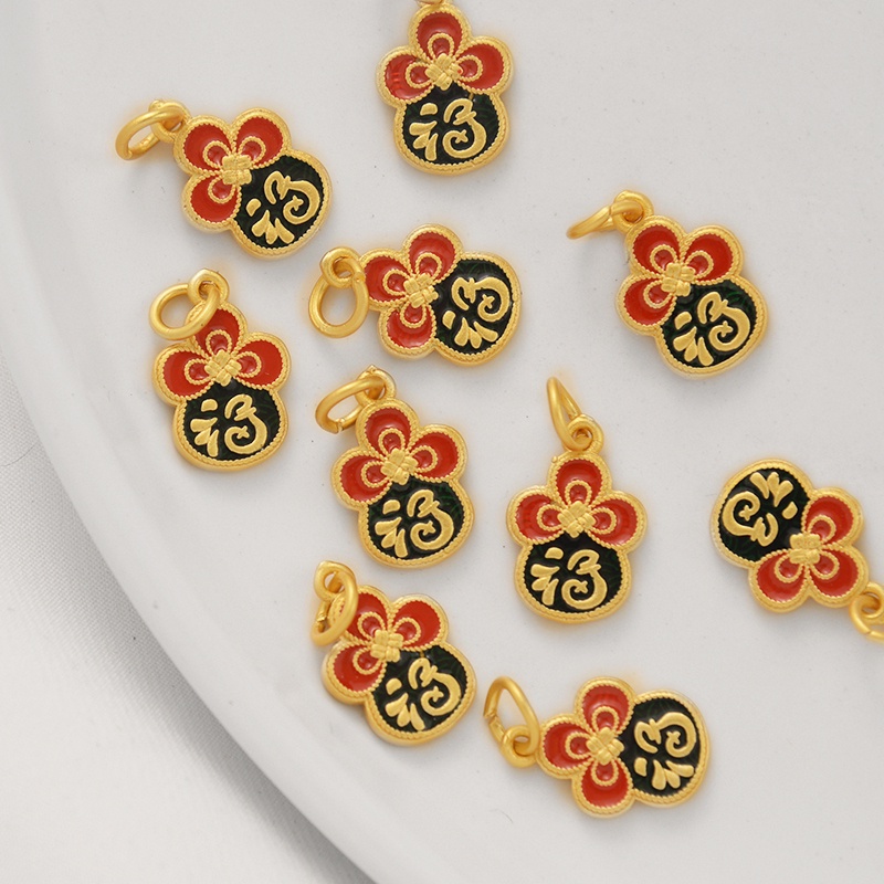 Mặt Dây Chuyền Màu Sắc Cát Vàng Cháy Phụ Kiện Làm Trang Sức diy