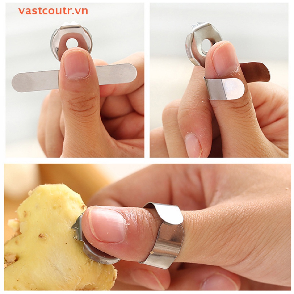 1 / 3 Dụng Cụ Bóc Vỏ Tỏi Bằng Thép Không Gỉ