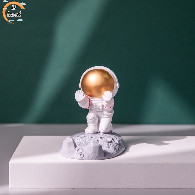 Giá Đỡ Điện Thoại / Máy Tính Bảng Bằng Resin Chống Trượt Hình Phi Hành Gia