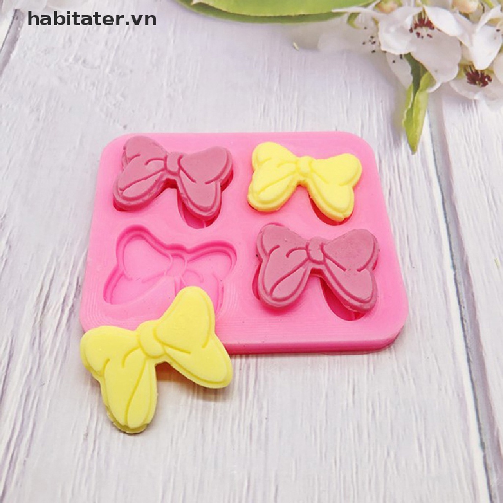 Khuôn Silicone Làm Bánh Hình Nơ Xinh Xắn