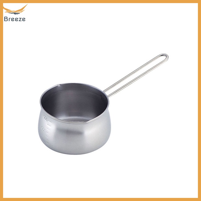 Nồi Nấu Sữa Bằng Thép Không Gỉ Hai Vòi Rót Dung Tích 800ml