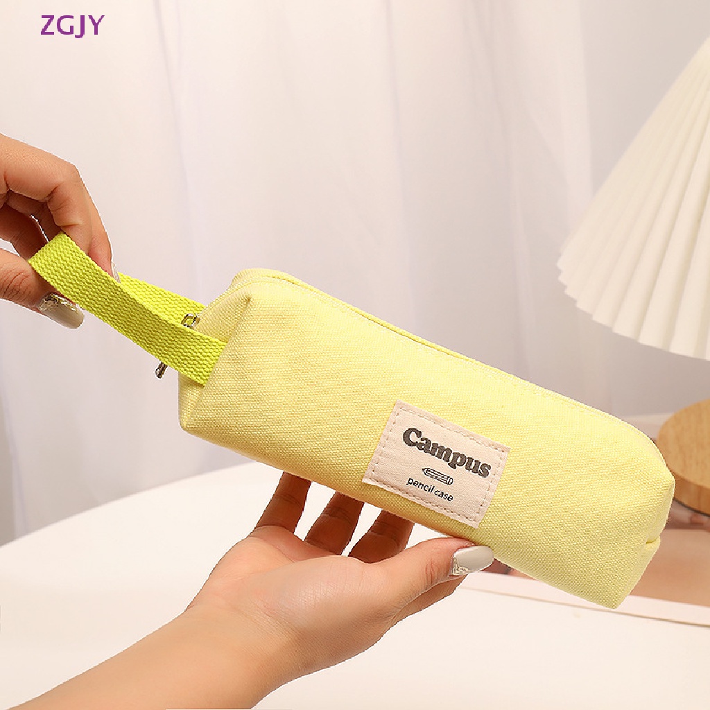 Túi Đựng Bút / Cọ Trang Điểm ZGJY Kawaii Sức Chứa Lớn Có Khóa Kéo Mới