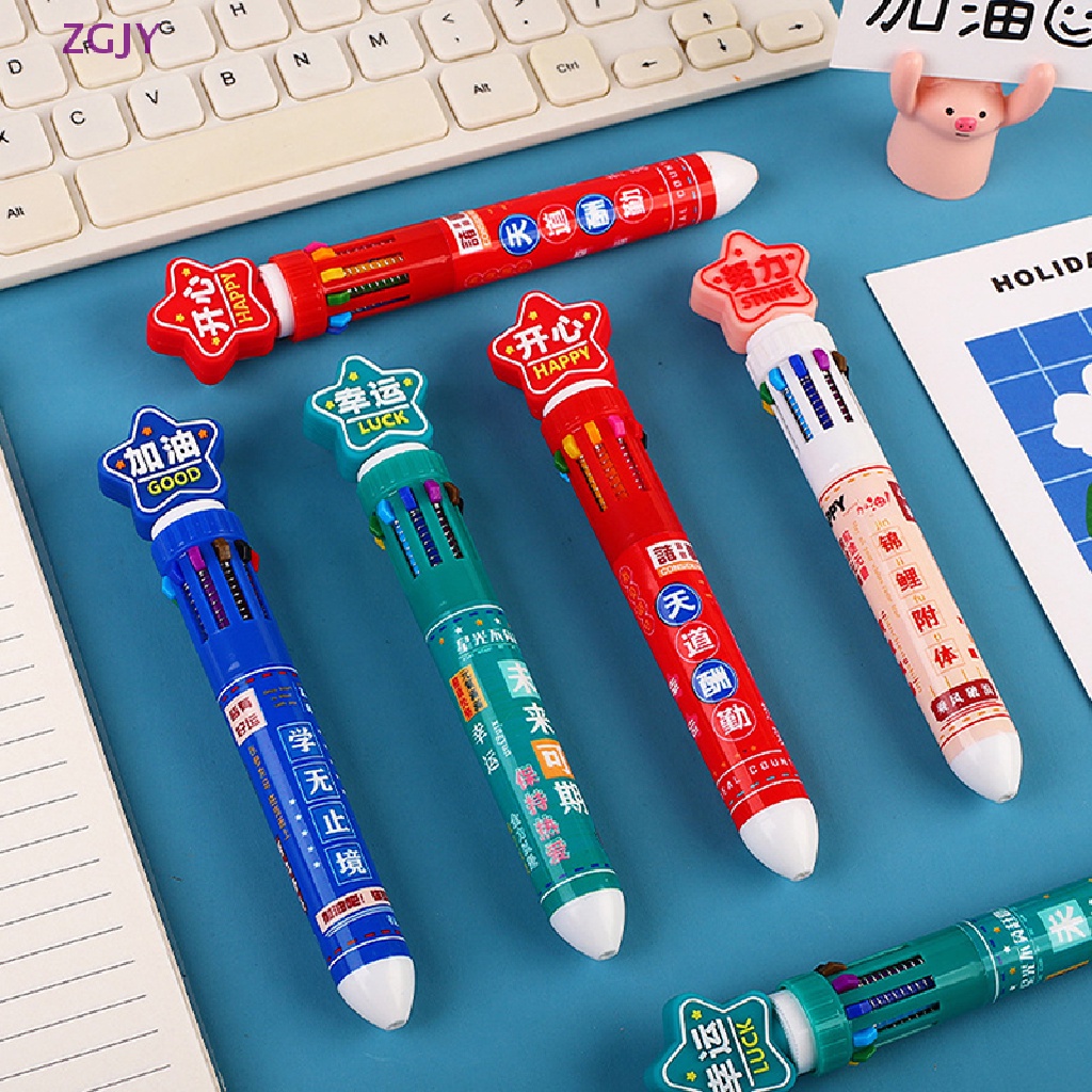 Bút Bi Tự Động Họa Tiết Hoạt Hình Đơn Giản Sáng Tạo Mới