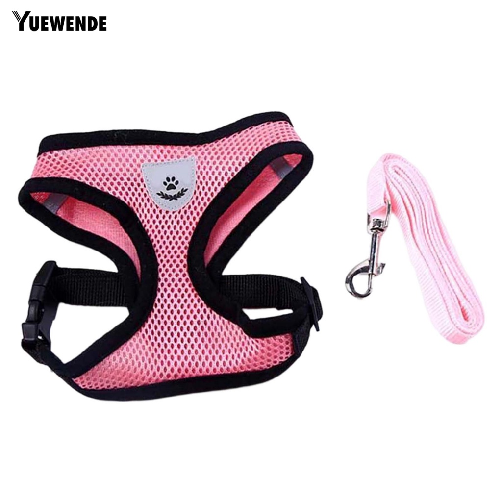 Set Áo Lưới Và Dây Dắt Thú Cưng Đi Dạo Kiểu Dáng Dễ Thương Tiện Dụng