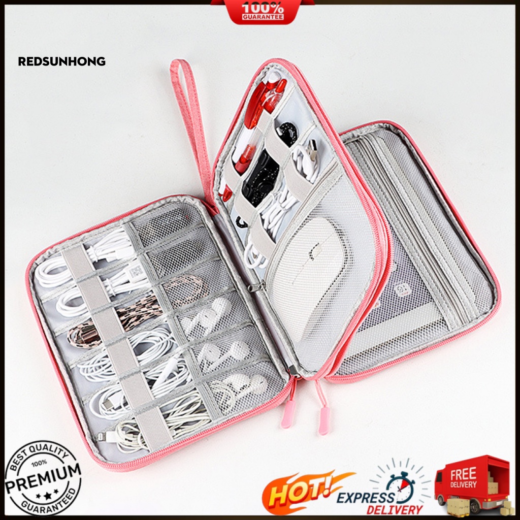 Túi Đựng Phụ Kiện Điện Tử Gọn Nhẹ Đa Năng Cho Du Lịch