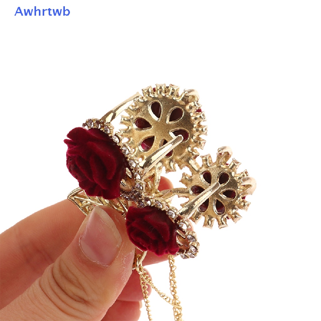 Kẹp Tóc Tua Rua Đính Ngọc Trai Phong Cách Hàn Quốc Thanh Lịch Dành Cho Nữ Mới