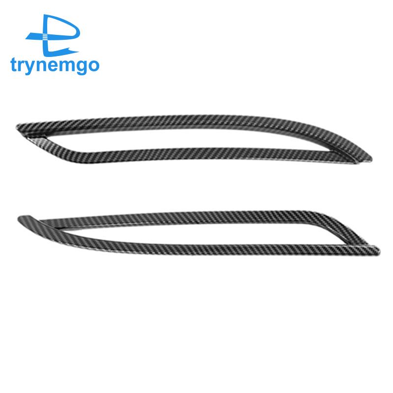 Ốp Đèn Sương Mù Bằng Sợi Carbon Cao Cấp Cho Tesla Model Y 2021 2022