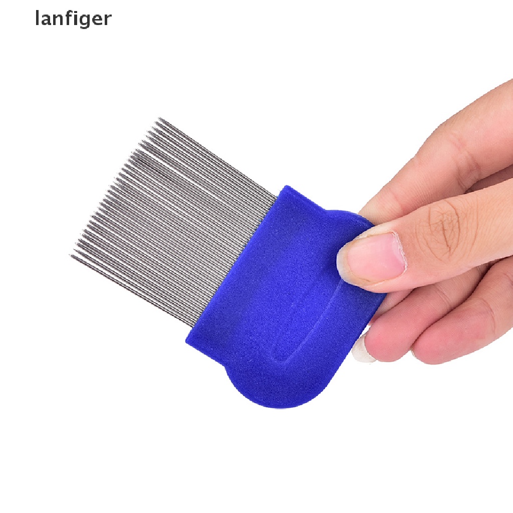 Lanf Lược Chải Tóc Anoplura Flea Cootie Bằng Thép Không Gỉ Cho Trẻ Em