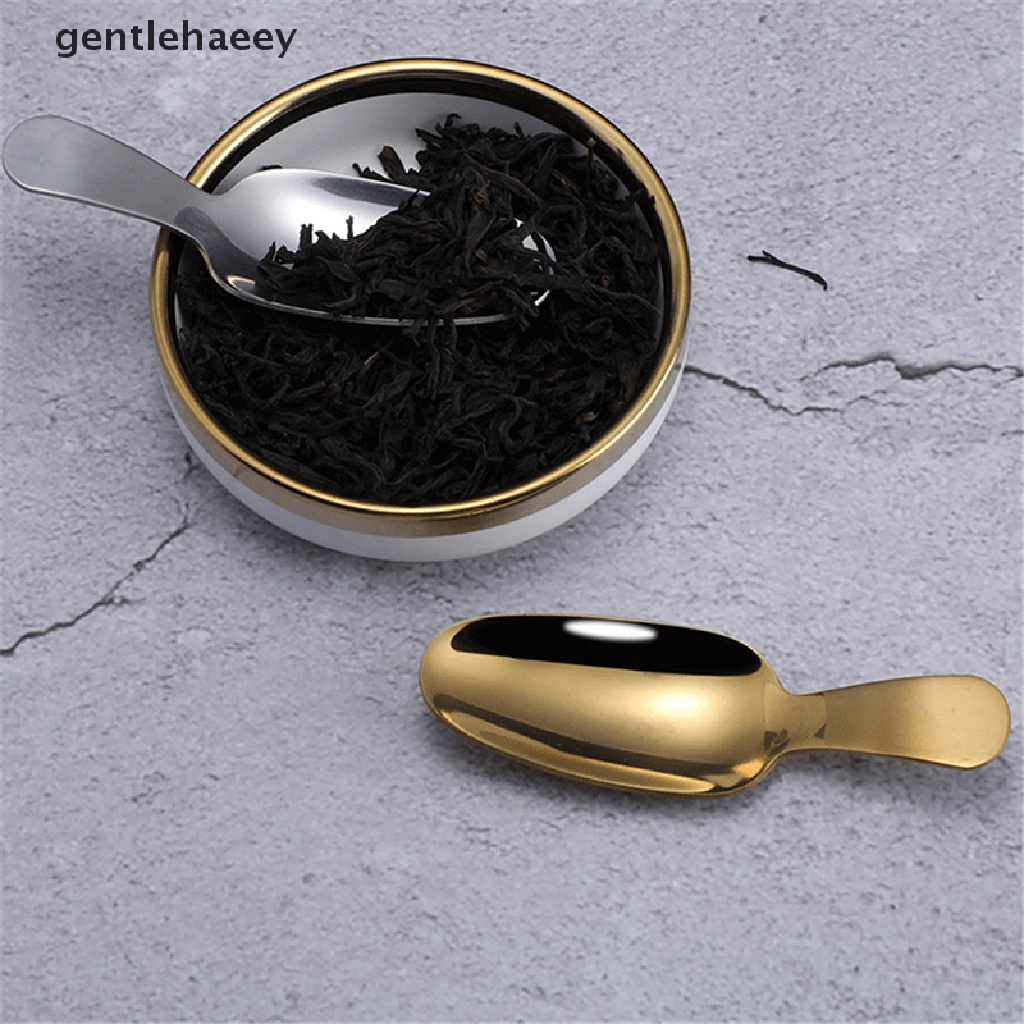 Muỗng Cà Phê Mini Tay Cầm Ngắn Bằng Thép Không Gỉ