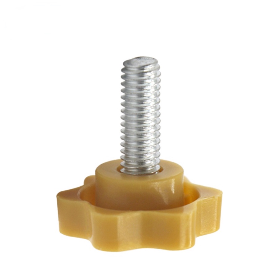Vít Đầu Nhựa M4M5M6M8 Thiết Kế Tay Cầm Màu Vàng