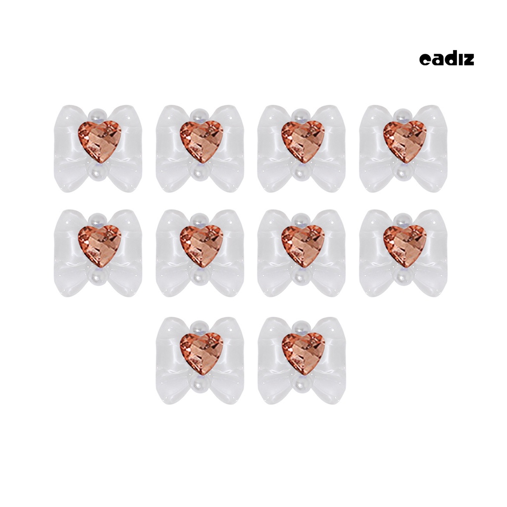 Bộ 10 Miếng Dán Móng Tay Hiệu Ứng 3D Lấp Lánh Chống Rơi DIY