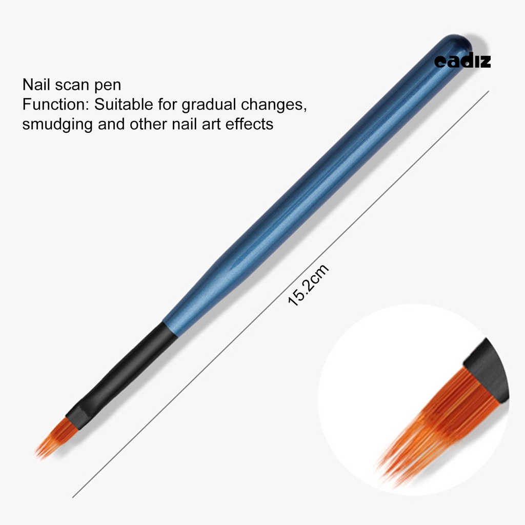 Cọ Vẽ Móng Nghệ Thuật Bằng Sợi Nylon Mềm Linh Hoạt Chống Trượt Tay Cầm Thoải Mái Đa Năng