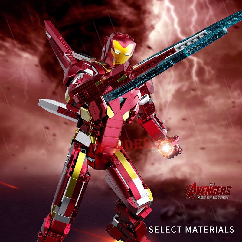 Đồ Chơi Lắp Ráp Nhân Vật Tony Stark MK50 Nano 2023