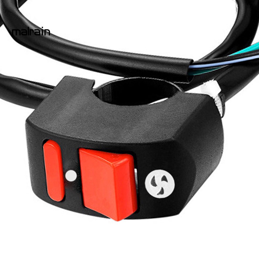 Công Tắc Đèn LED Sương Mù Gắn Tay Lái Xe Máy Hình Đôi Mắt Thiên Thần