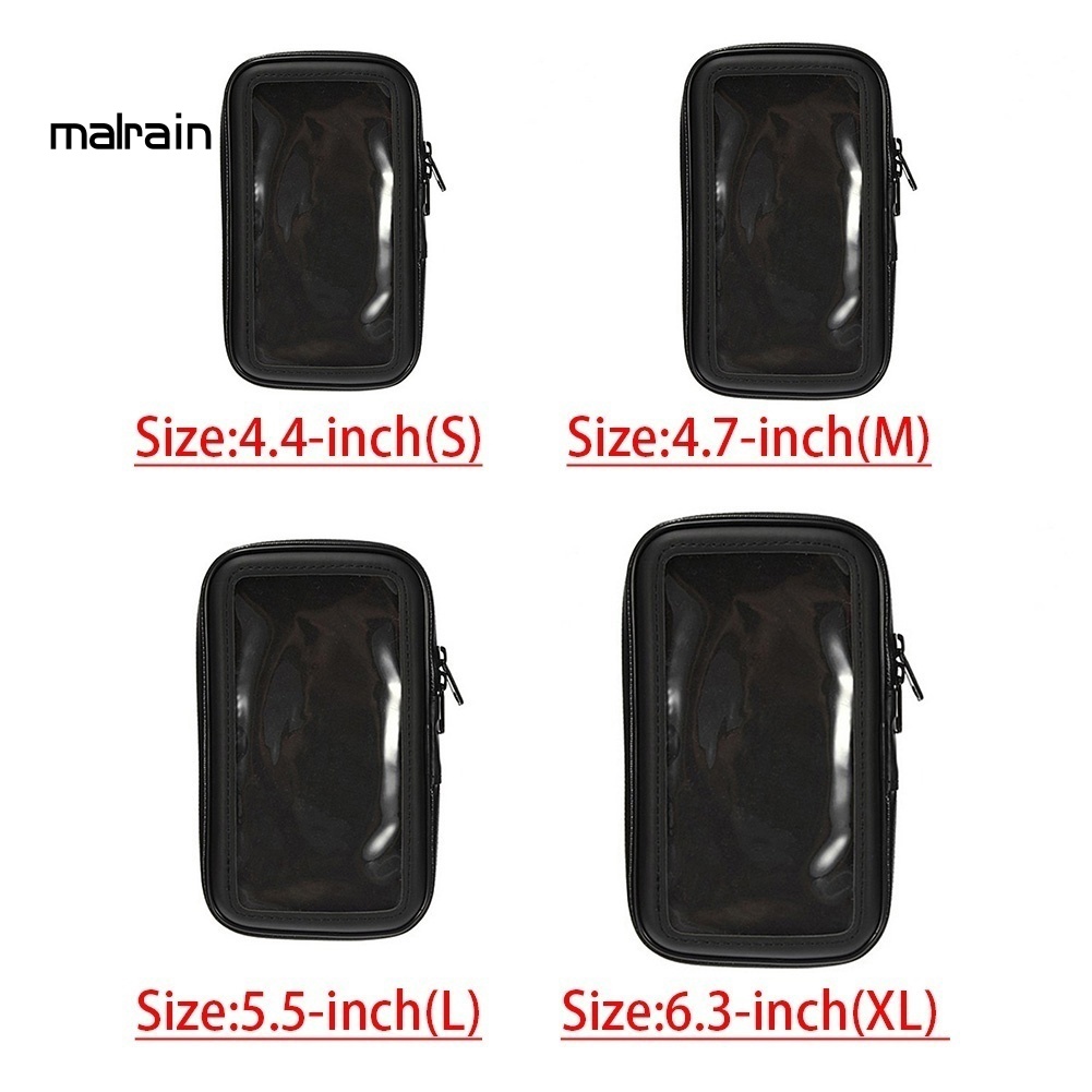 Túi Đựng Điện Thoại Chống Thấm Nước Gắn Tay Lái Xe Đạp / Mô Tô