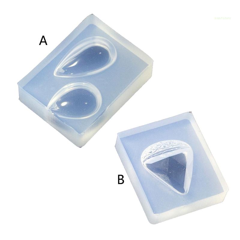 Khuôn Silicone Làm Mặt Trang Sức Hình Giọt Nước