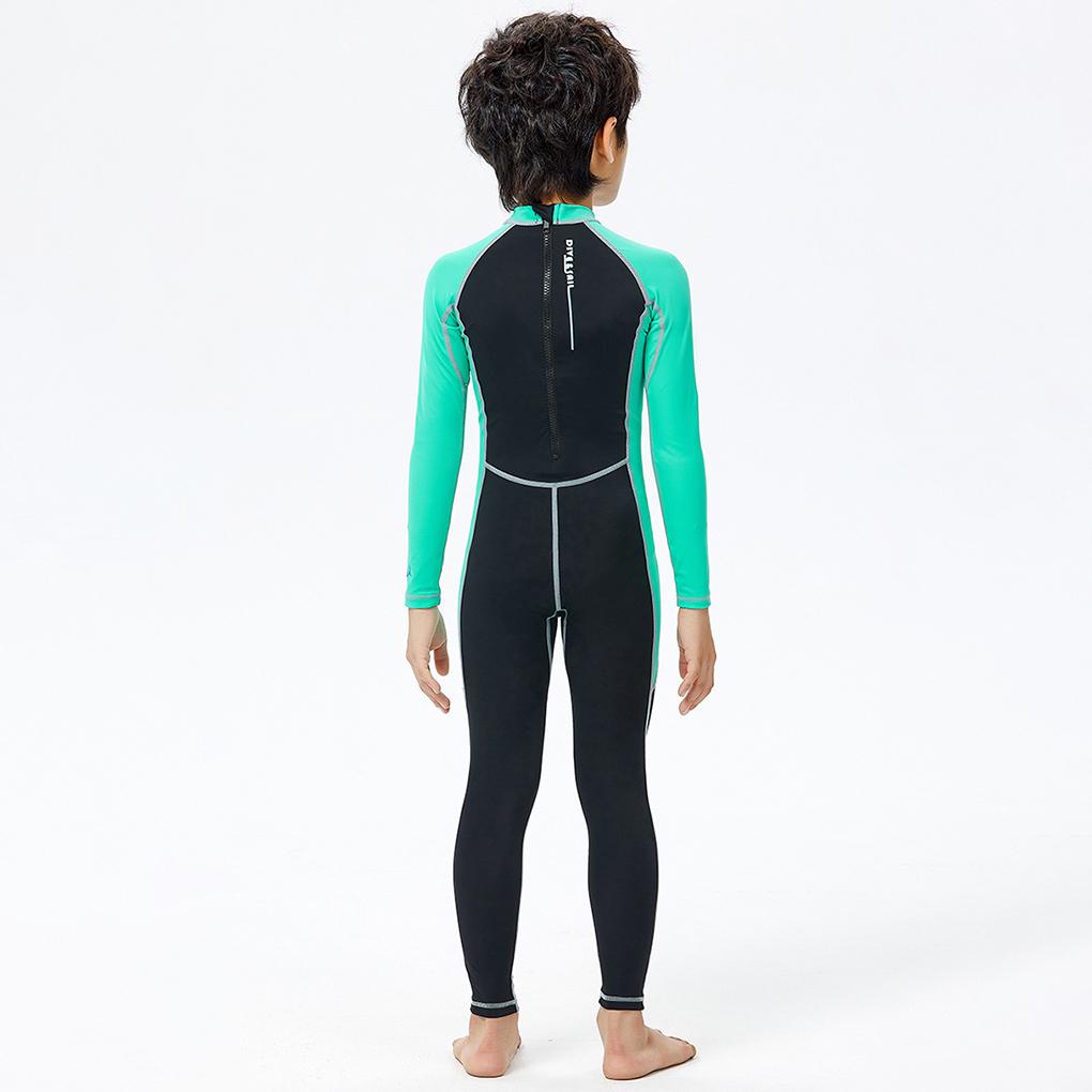 Bộ Đồ Lặn 1 / 2 Món Áo Liền Quần Tay Dài Siêu Mỏng Thời Trang Cho Bé