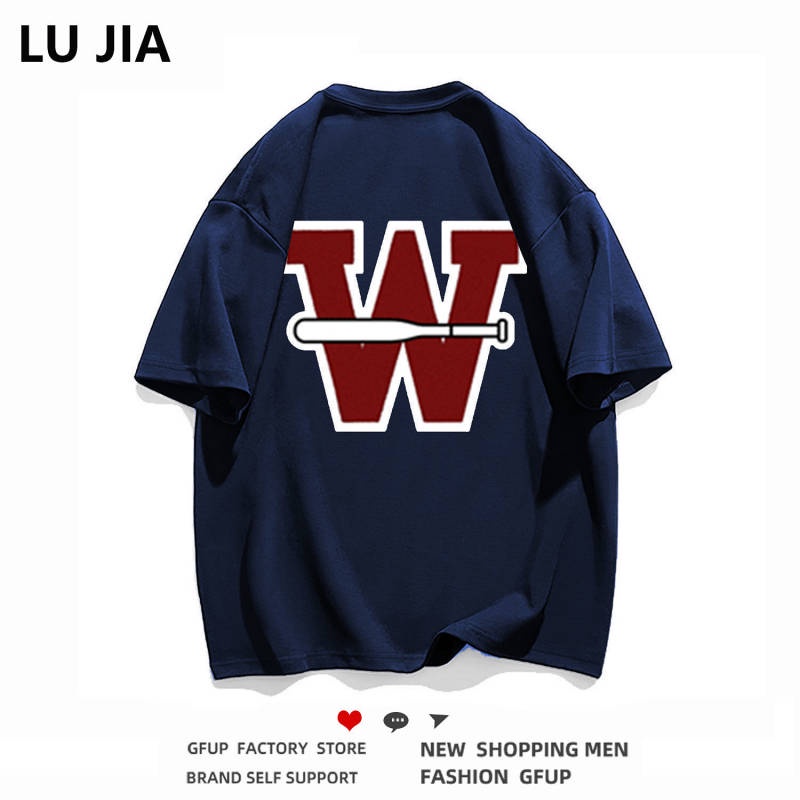 Áo thun tay ngắn 100% cotton thời trang hè phong cách đường phố a7Aw