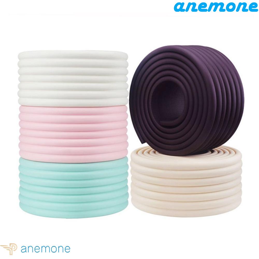 Cuộn Băng Keo Xốp Mềm Màu Trơn Dán Viền Tường Trang Trí An Toàn Cho Bé