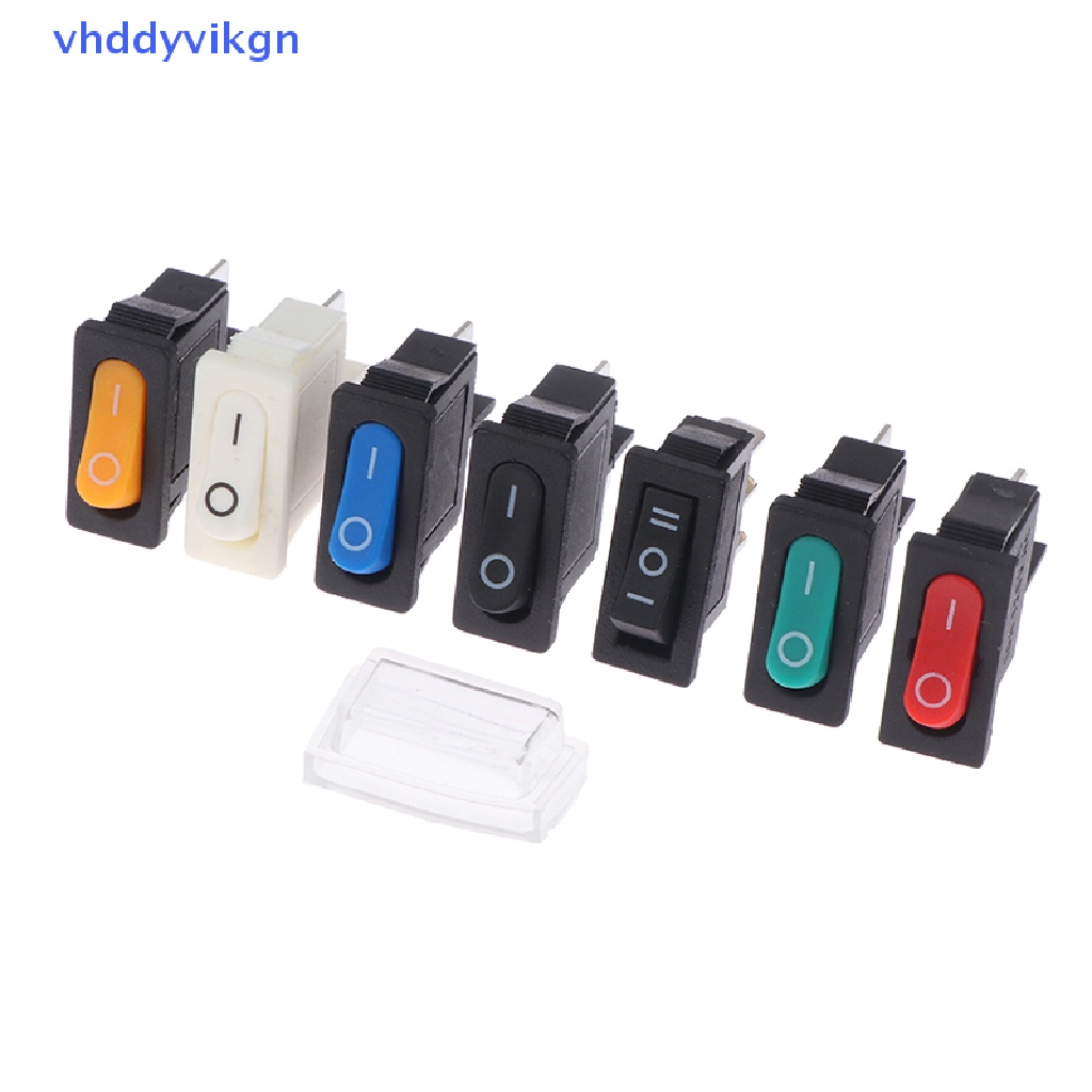 Set 5 Công Tắc Bật / Tắt 2 Pin KCD1-110 9.5x21mm