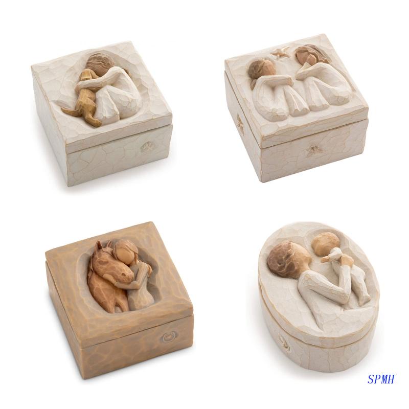 Hộp Đựng Trang Sức Có Nắp Đậy Tiện Dụng