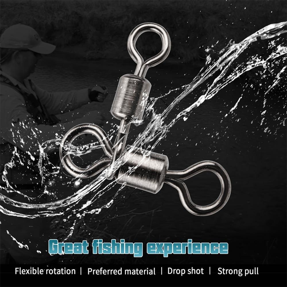 Móc Nối Xoay 360 Độ Cho Mồi Câu Cá Chất Lượng Cao