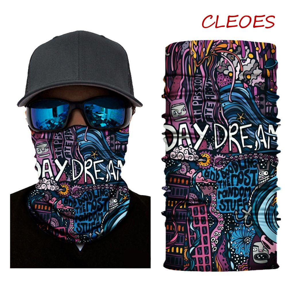 Khẩu Trang CLEOES Bằng Polyester Che Mặt Và Cổ Chống Bụi Dùng Khi Đi Xe Đạp Leo Núi