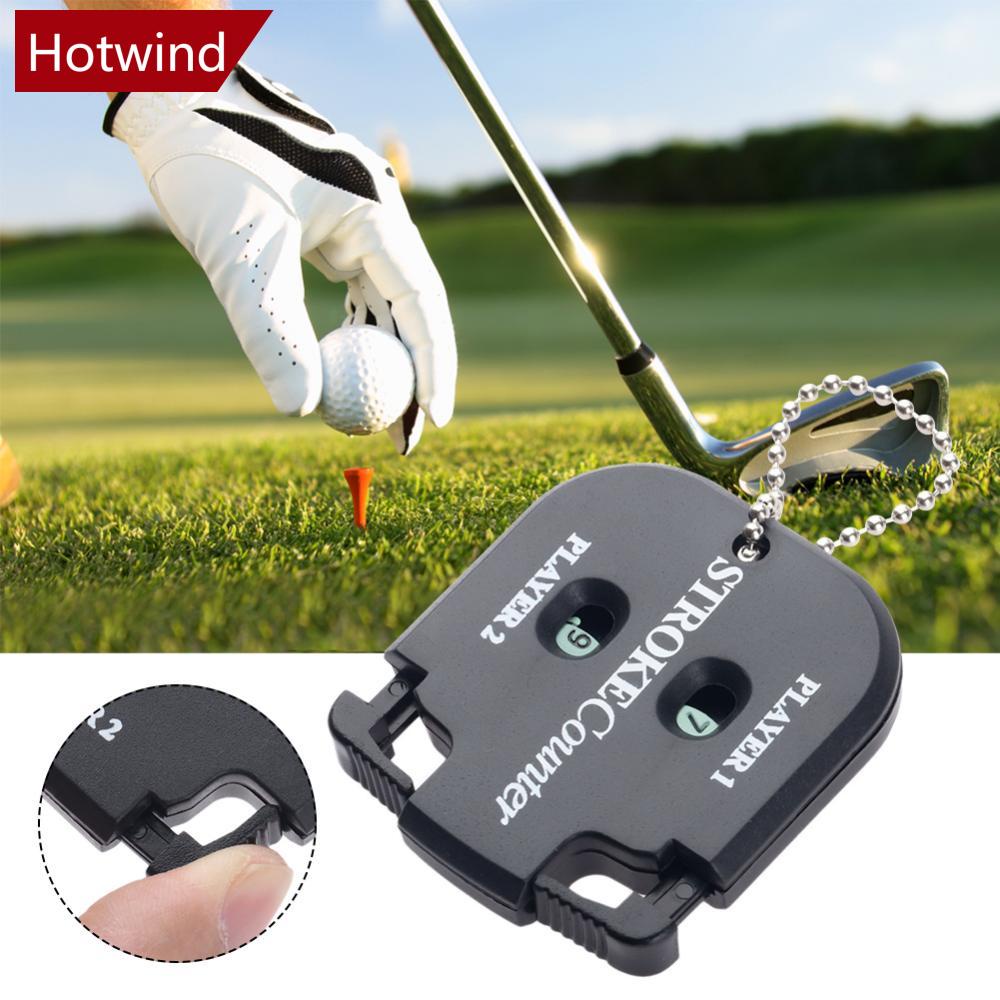 Dụng Cụ Đếm Số Chơi Golf Hình Vuông Có Móc Khóa N8Z8