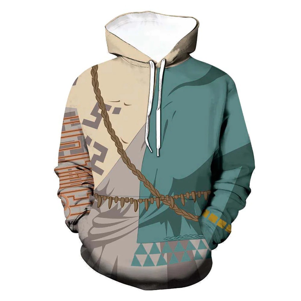 Áo Hoodie In Hình the Legend of Zelda Tears of the Kingdom Cho Bé
