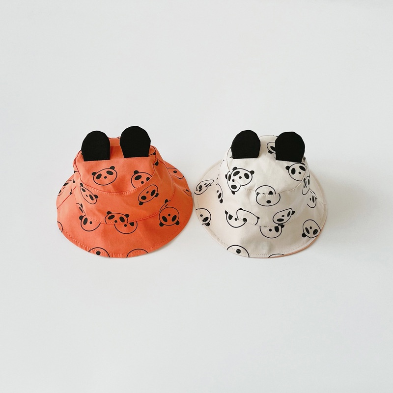 Nón Tai Bèo Chống Nắng In Họa Tiết Gấu Trúc Dễ Thương Thời Trang Mùa Hè Cho Bé Trai Và Gái