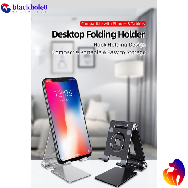 Giá Đỡ Điện Thoại / Máy Tính Bảng Bằng Hợp Kim Nhôm Có Thể Gấp Gọn Tiện Lợi