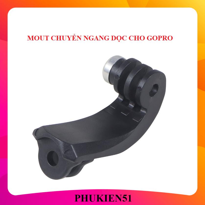 Mount gắn ngang dọc gopro cực kì tiện lợi, chắc chắn - Phụ kiện cam hành trình giá rẻ