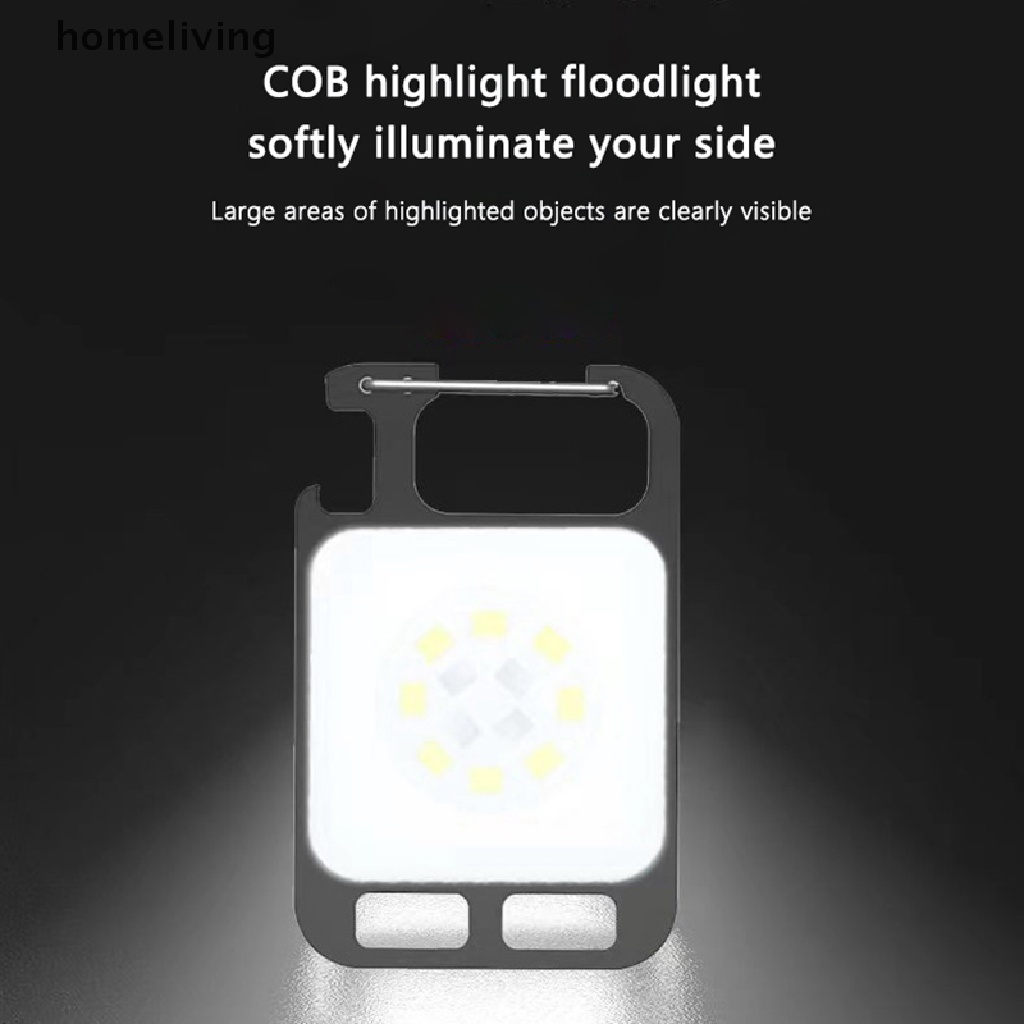 Móc Khóa Đèn Pin Khẩn Cấp Sạc Pin Tiện Dụng Khi Đi Cắm Trại