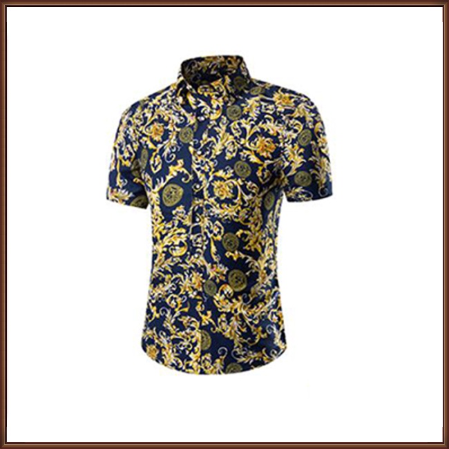 Bộ Trang Phục 2 Mảnh Gồm Áo Sơ Mi Tay Ngắn Và Quần Short Cho Nam